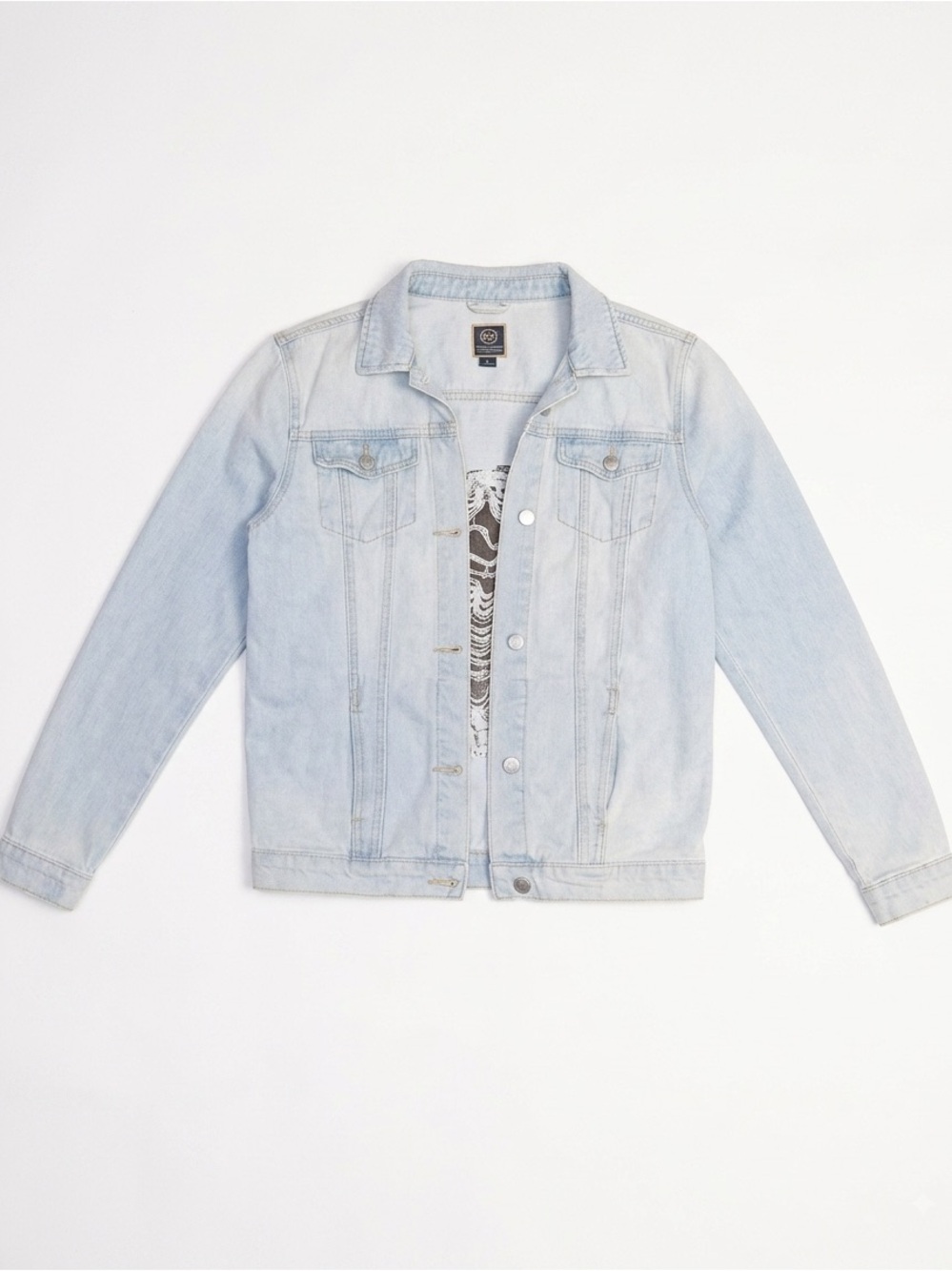 Boom Boom Jeans Light Wash Kids Denim Jacket